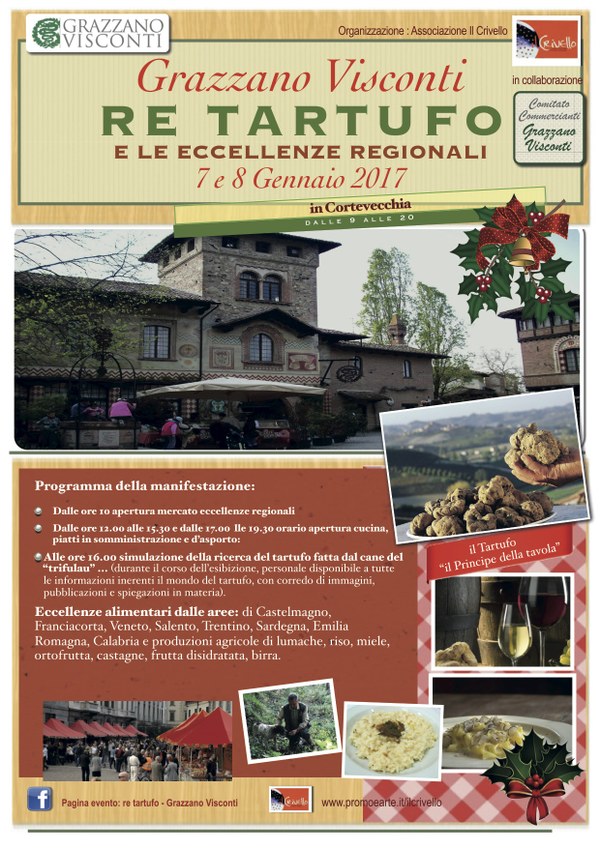 Re Tartufo Manifesto Re Tartufo Grazzno Visconti 7 ed 8 Gennaio 2017